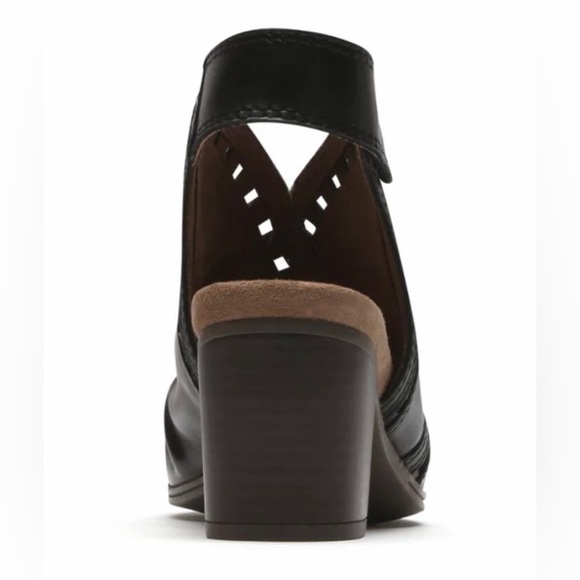 NWT Rockport Cobb Hill Hattie Envelope Black Leather Shoe/Sandal Size 9M - Picture 5 of 10